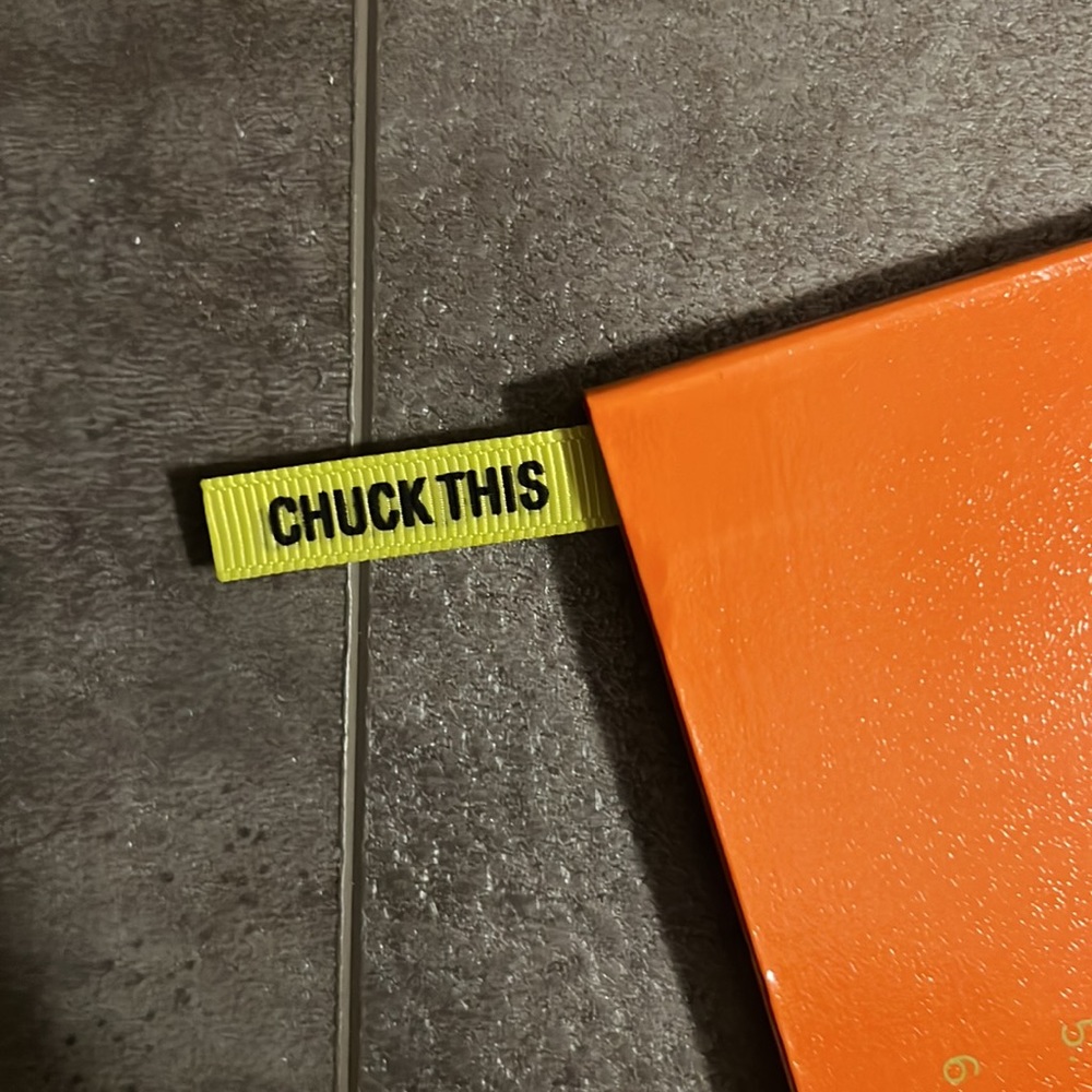 The Chuck It List